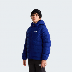 The North Face - Boy's Reversible Perrito Hooded Jacket Bold Blue