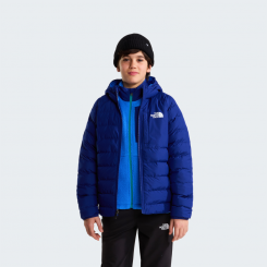 The North Face - Boy's Reversible Perrito Hooded Jacket Bold Blue