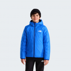 The North Face - Boy's Reversible Perrito Hooded Jacket Bold Blue