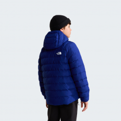 The North Face - Boy's Reversible Perrito Hooded Jacket Bold Blue