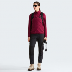 The North Face - W Glacier Fleece Jacket Burgundy Crush