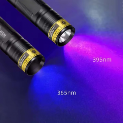 Alpin - Φακός Μικρός Επαναφορτιζόμενος Black UV Light
