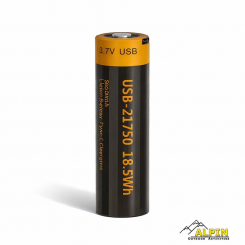 Alpin - Επαναφορτιζόμενη Μπαταρία Με USB-C 18650 5000 mAh