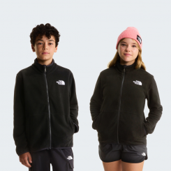 The North Face - Teen Glacier FZ Zip In Jacket Glacier Tnf Black