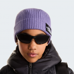 The North Face - Kids Tnf Logo Box Cuffed Beanie Grounded Plum
