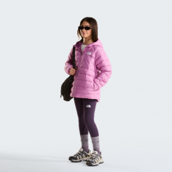 The North Face - Girl Reversible Perrito Hooded Jacket Hushed Lavender