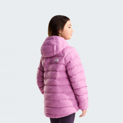 The North Face - Girl Reversible Perrito Hooded Jacket Hushed Lavender