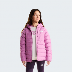 The North Face - Girl Reversible Perrito Hooded Jacket Hushed Lavender