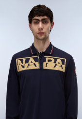 Napapijri - E-Archive Polo Long Sleeve Blu Marine