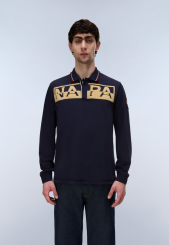 Napapijri - E-Archive Polo Long Sleeve Blu Marine