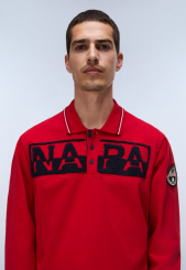 Napapijri - E-Archive Polo Long Sleeve Haute Red R1F