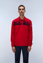 Napapijri - E-Archive Polo Long Sleeve Haute Red R1F