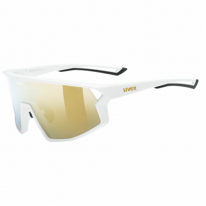 Uvex - Skyryse White Matt Mirror Gold