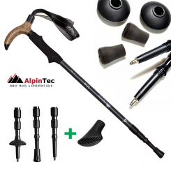 Alpintec - Μπατον Live A-Shock,T-Shape,T-Lock Black
