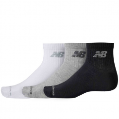 New Balance - Performance Basic Ankle 3 Pair Black/Grey/White
