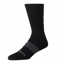 New Balance - Pro Run Graphic Crew Socks 1 Pair Black