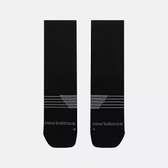 New Balance - Pro Run Graphic Crew Socks 1 Pair Black
