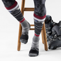 Smartwool - Ski Full Cushion Midnight Ski OTC Socks Ski Medium Gray