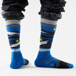 Smartwool - Ski Full Cushion Midnight Ski OTC Socks Ski Laguna Blue