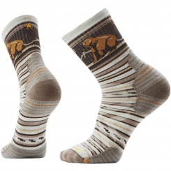 Smartwool - Hike Targeted Cushion Bear Stripe Mid Cr Hike ash