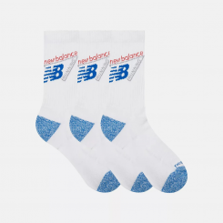 New Balance - Active Lifestyle Graphic Socks 3 Pack White