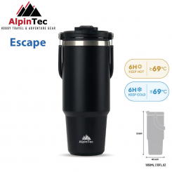 AlpinTec - Θερμος Escape 1050 ml Black