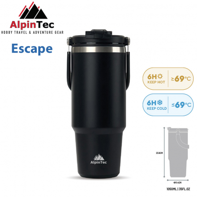 AlpinTec - Θερμος Escape 1050 ml Black