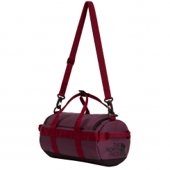 The North Face - Base Camp Duffel Shoulder Bag Dee Burgundy/Tnf Black