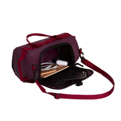 The North Face - Base Camp Duffel Shoulder Bag Dee Burgundy/Tnf Black