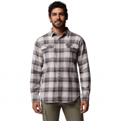 Columbia - Flare Gun Stretch Flannel Shirt Dark Stone/Dispersed Plaid
