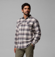 Columbia - Flare Gun Stretch Flannel Shirt Dark Stone/Dispersed Plaid
