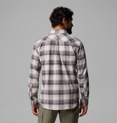 Columbia - Flare Gun Stretch Flannel Shirt Dark Stone/Dispersed Plaid