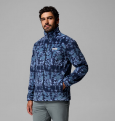 Columbia - Ανδρική Ζακέτα Steens Mountain Printed Jacket Collegiate Navy Sketchup