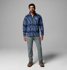 Columbia - Ανδρική Ζακέτα Steens Mountain Printed Jacket Collegiate Navy Sketchup