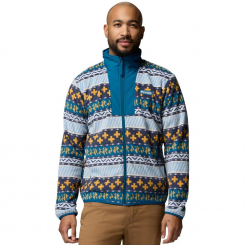 Columbia - Sequoia Grove II Full Zip Printed Fleece Phoenix Blue Wizard Island