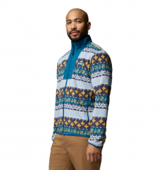 Columbia - Sequoia Grove II Full Zip Printed Fleece Phoenix Blue Wizard Island