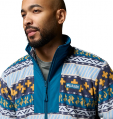 Columbia - Sequoia Grove II Full Zip Printed Fleece Phoenix Blue Wizard Island