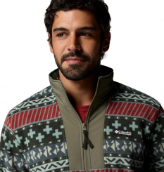 Columbia - Sequoia Grove II Full Zip Printed Fleece Greenscape Wizard Island