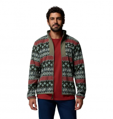 Columbia - Sequoia Grove II Full Zip Printed Fleece Greenscape Wizard Island