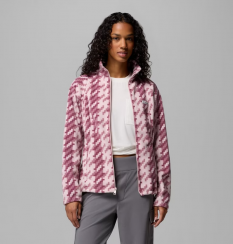 Columbia - W Benton Springs Printed Full Zip Mineral Pink/Twills