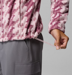 Columbia - W Benton Springs Printed Full Zip Mineral Pink/Twills