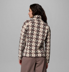 Columbia - W Benton Springs Printed Full Zip Dark Stone/Twills