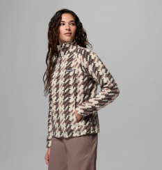 Columbia - W Benton Springs Printed Full Zip Dark Stone/Twills
