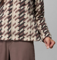 Columbia - W Benton Springs Printed Full Zip Dark Stone/Twills