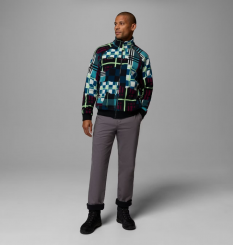 Columbia - Bugaboo 1986 Liner Jacket Teal Plaidpatch/Black