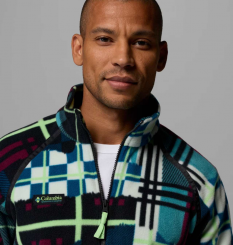 Columbia - Bugaboo 1986 Liner Jacket Teal Plaidpatch/Black