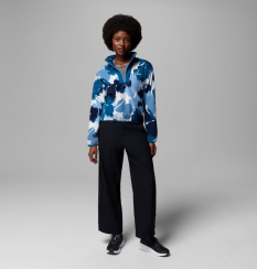 Columbia - W Sequoia Grove II Printed Half Zip Phoenix Blue Ikatbloom