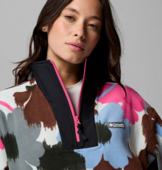 Columbia - W Sequoia Grove II Printed Half Zip Sedona Sage Ikatbloom