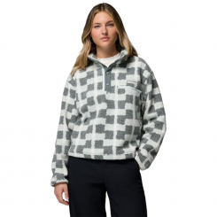 Columbia - W Helvetia II Printed Cropped Half Snap Sedona Sage/Geostack