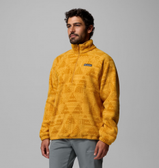 Columbia - Timber Crest MTR Fleece Printed Half Zip Squash/Geomix Tonal